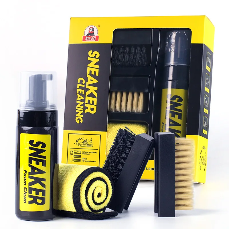Sneaker Care Foam - Wasserfreier Schaumstoff-Sneaker-Reiniger, 150 ml, Schuhreiniger, Schaumstoff-Trockenreinigungsanzug,