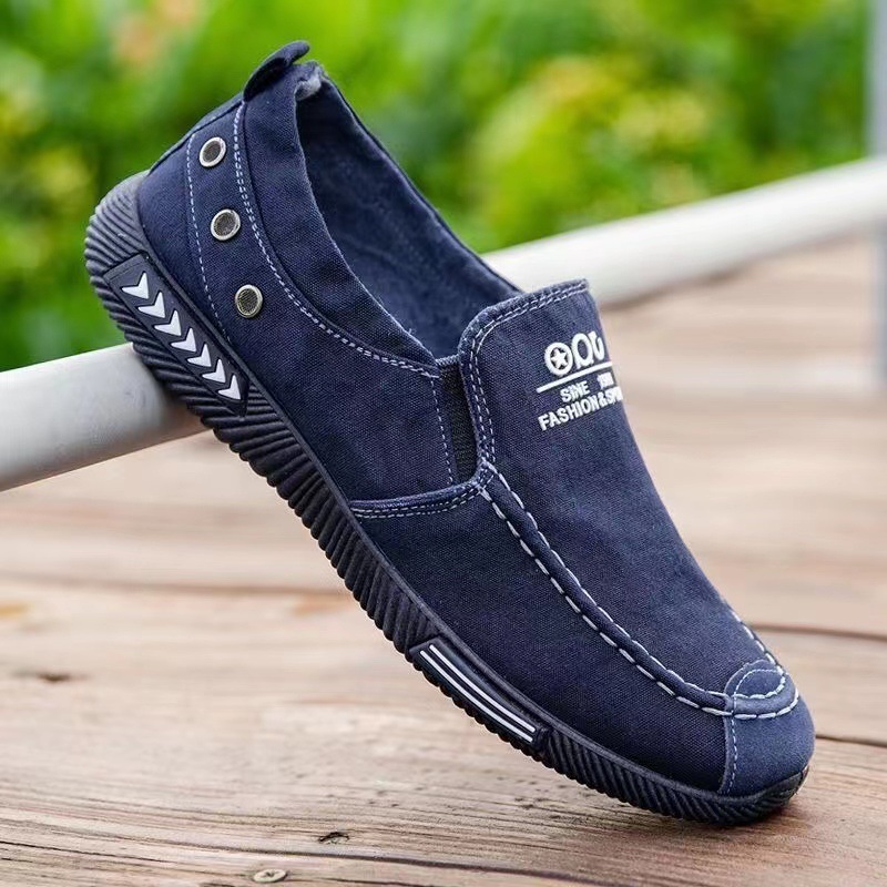Sneaker Career - Luxus Designer männer Leinwand Schuhe Slip