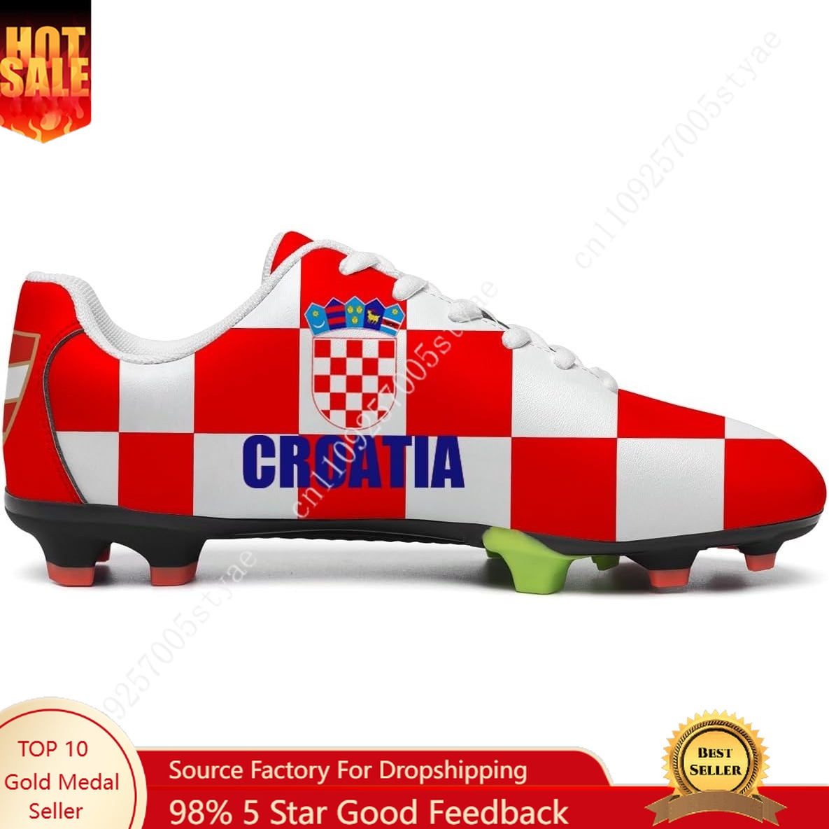 Sneaker Career - Kroatien Flagge Kroatische Fußballschuhe Herren Damen