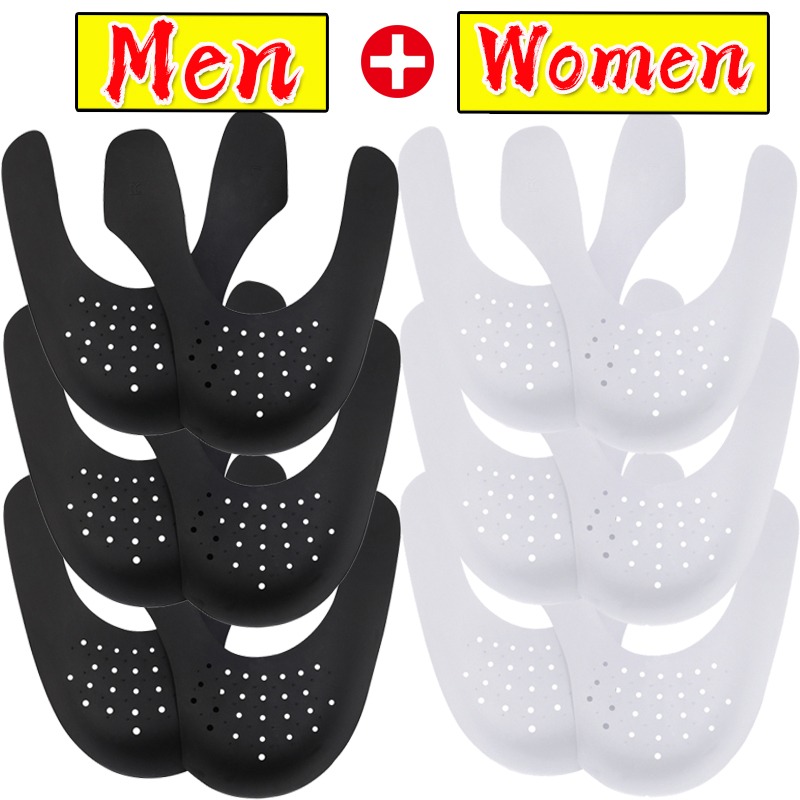 Sneaker Care Crease Protector - 5 Paar Anti-Falten-Schuhkopfschutz für Casual Sneaker,